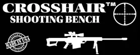 Crosshair shooting bench.